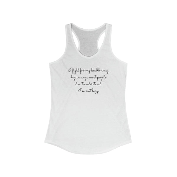 Women's Ideal Racerback Tank (Not Lazy)