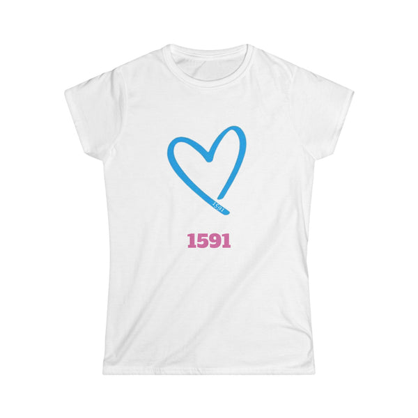 BLUE HEART Women's Softstyle Tee