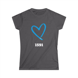 BLUE HEART Women's Softstyle Tee