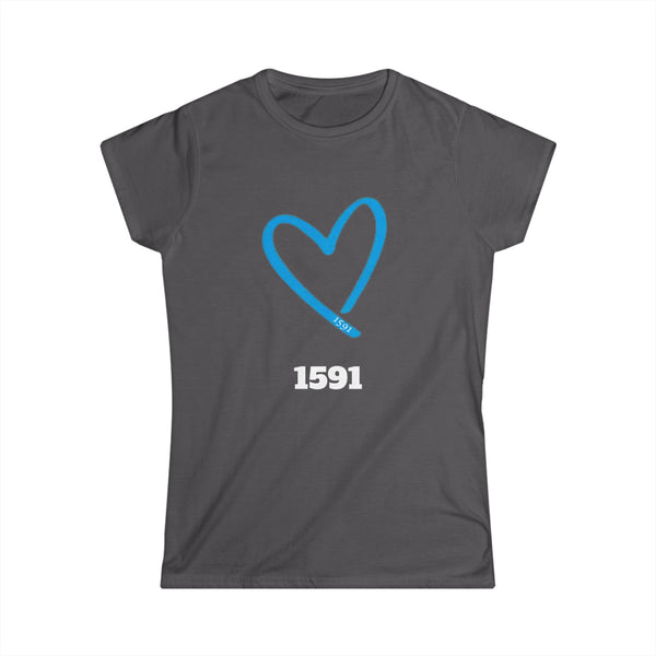 BLUE HEART Women's Softstyle Tee